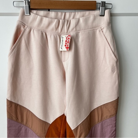 Free People Flurry Color block Sport Pants Ballet Combo 🩰 XS NWT - Picture 6 of 14